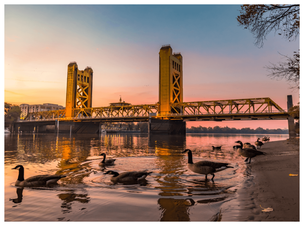 A view of Sacramento city